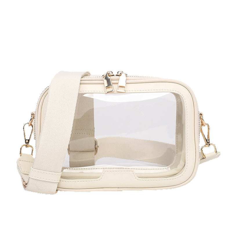 Clear Window Stadium Crossbody Bag