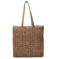 Women Straw Woven Beach Large Shoulder Handheld Forest Bag