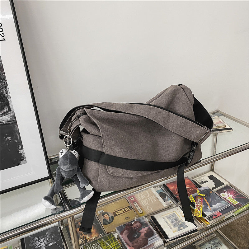 Canvas Large Capacity Messenger Shoulder Bag