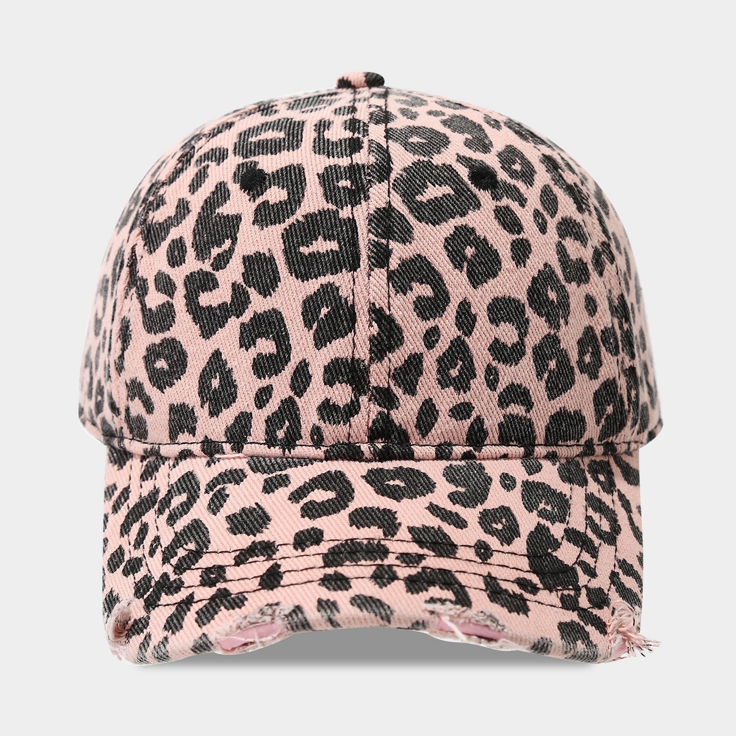 Retro Leopard Print Baseball Cap