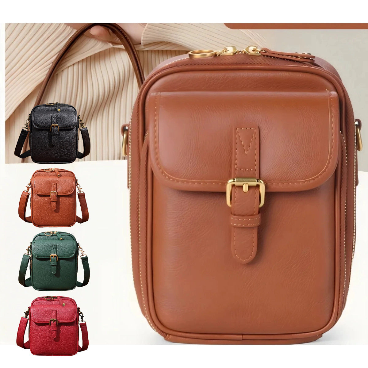 Unisex Messenger Casual Shoulder Crossbody Phone Bag