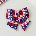 Independence Day Star Stripe Bow Streamer Hair Clip
