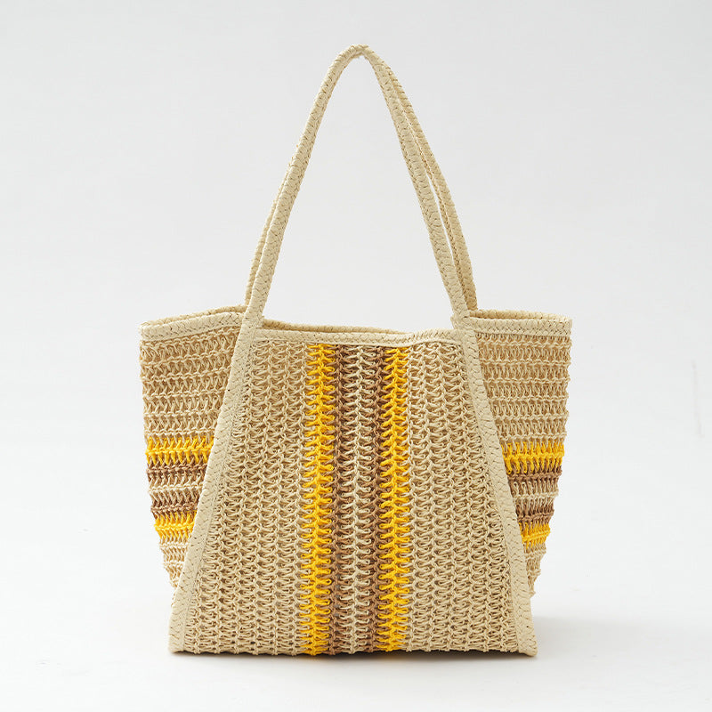 Women's Large Capacity Woven Beach Tote Bag