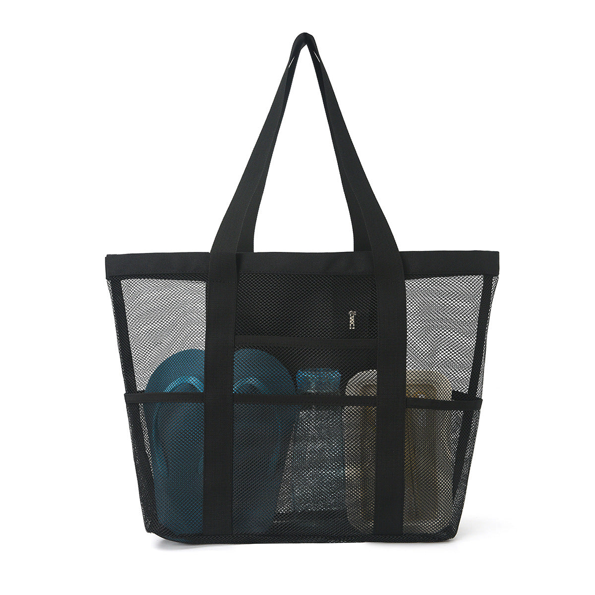 Large Capacity Mesh Beach Swimsuit Storage Bag