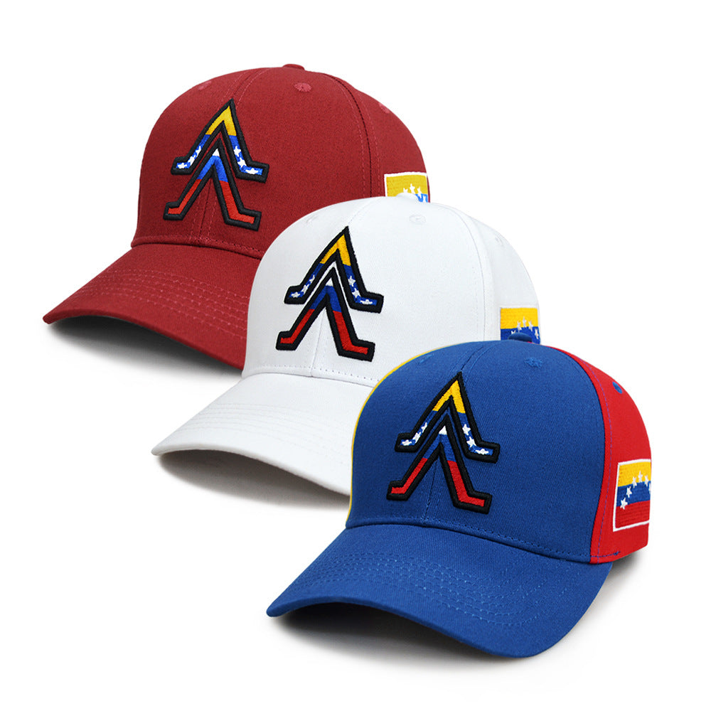 Embroidered Letters Venezuelan Flag Cap