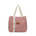 Striped Bento Portable Lunch Box Bag