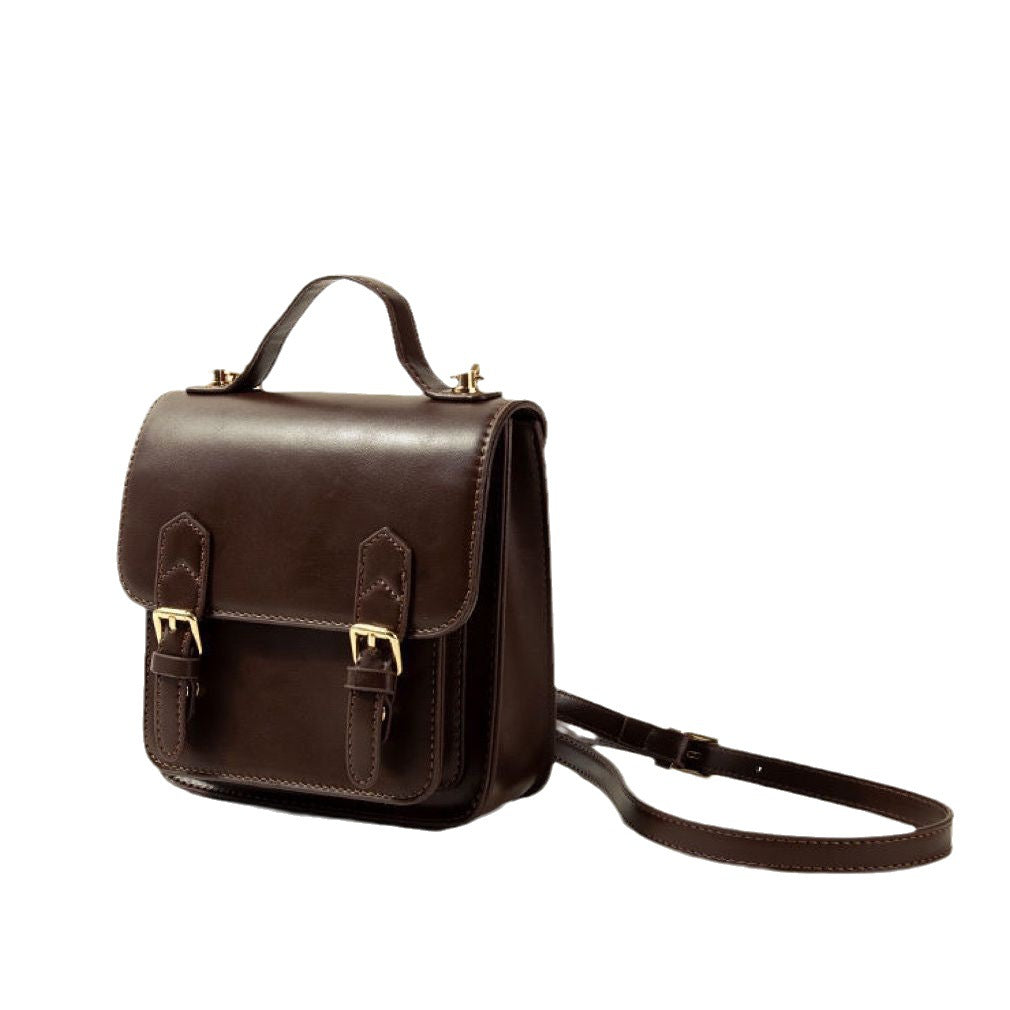 Vintage Mini PU Leather Convertible Backpack Purse
