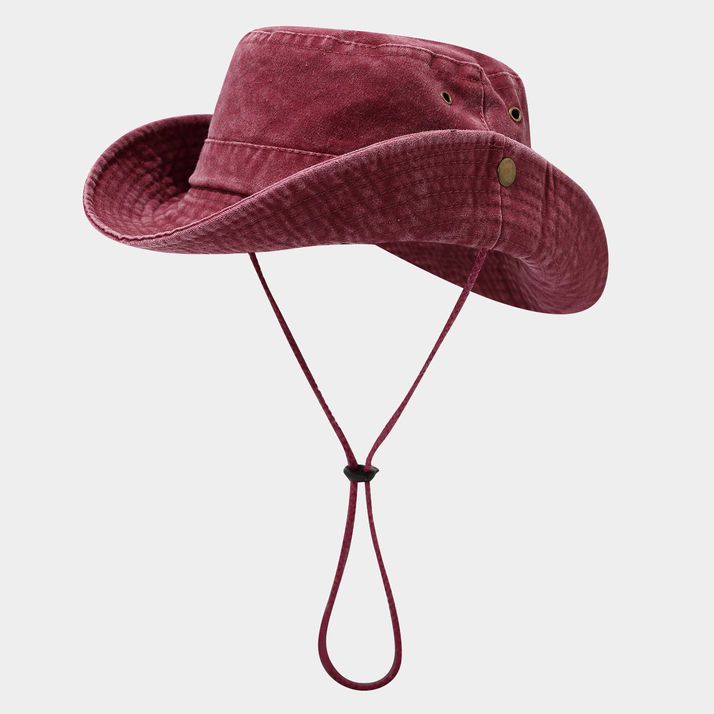 Spliced Large Brim Washed Fishing Hat
