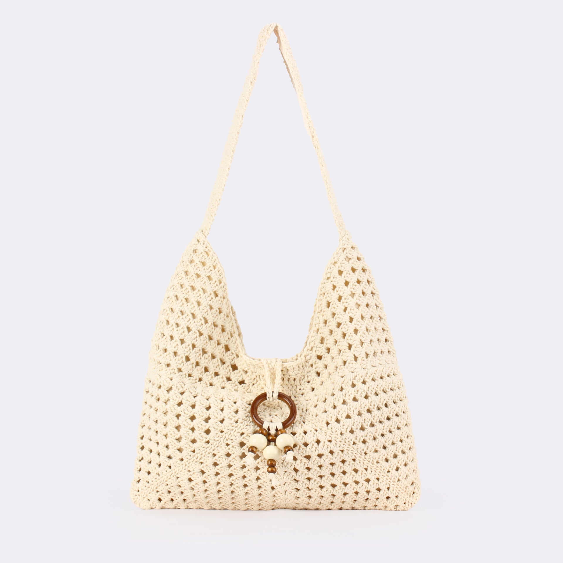 Women 2026 Hollow Woven Shoulder Bag, Casual Vacation Commute Bag