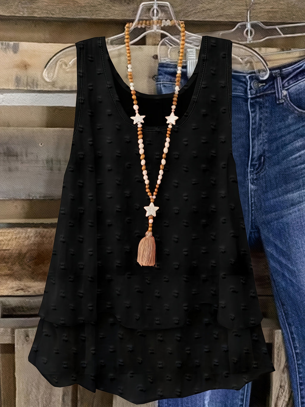 Women Solid Color Casual Vest