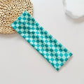 Checkerboard Plaid Elastic Sweatband Headband