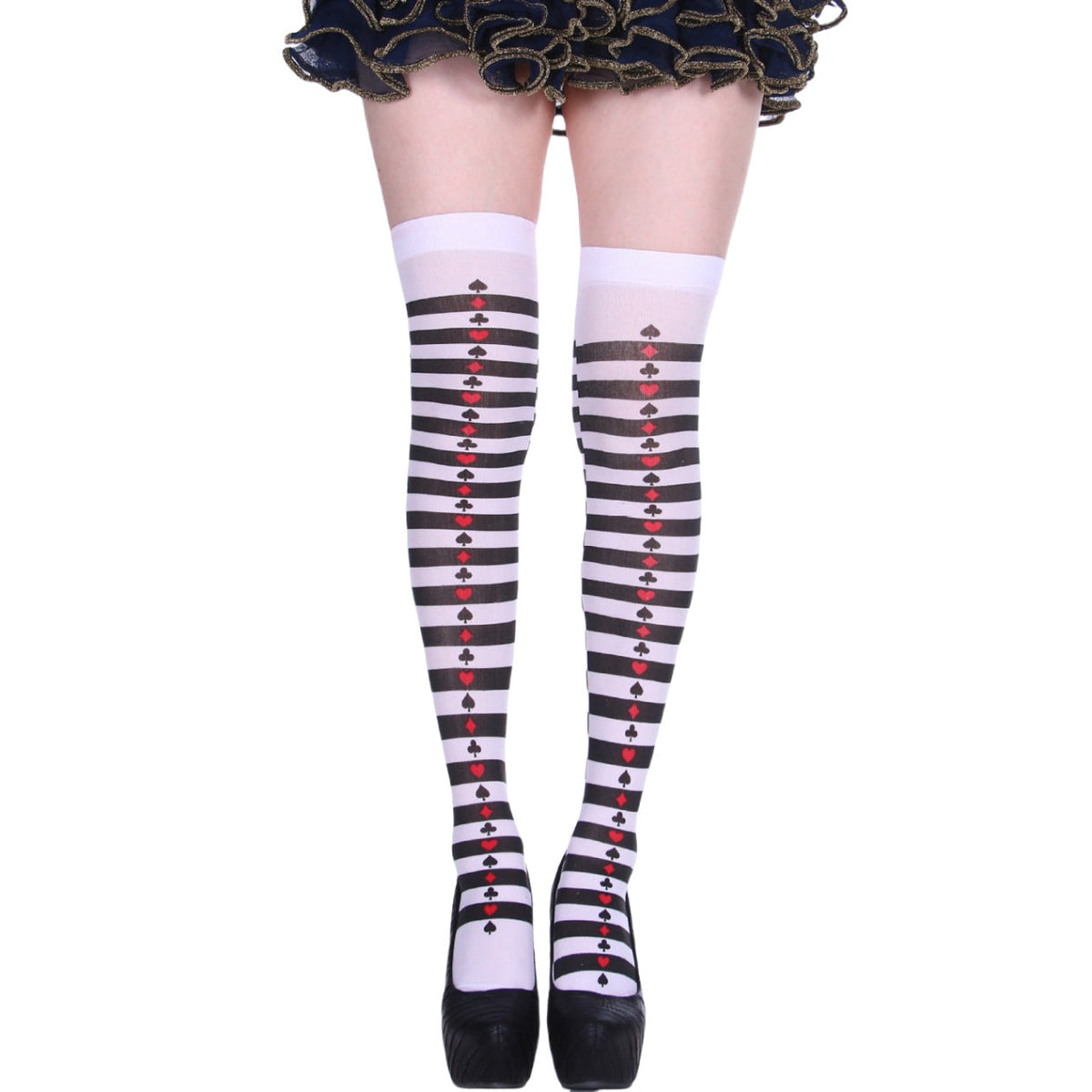Christmas Halloween Party Knee high Socks Cosplay Apparel Accessories