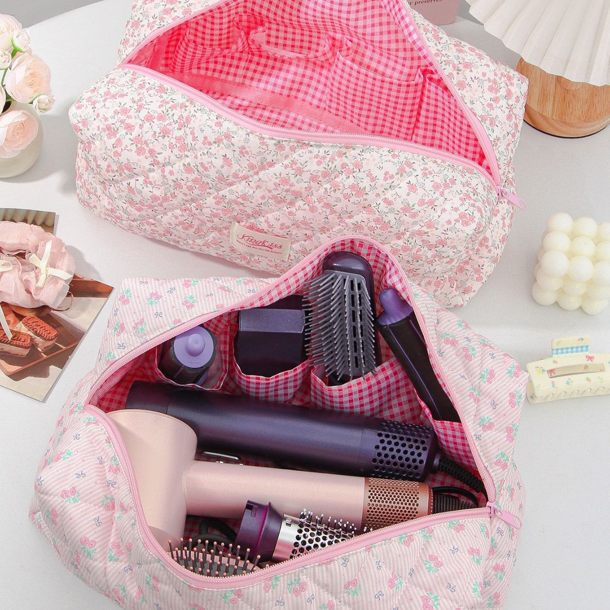 Portable Large Capacity Hair Dryer Travel Bag