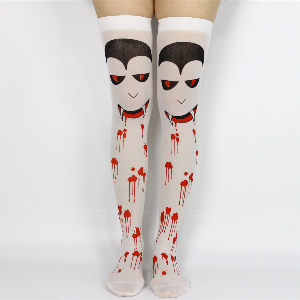 Christmas Halloween Party Knee high Socks Cosplay Apparel Accessories