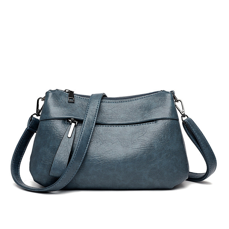 Middle-Aged Women'S Bag, Korean Version, Stylish And Atmospheric One-Shoulder Crossbody Bag, Simple And Trendy Mother Bag, Versatile Bag, High-End Bag