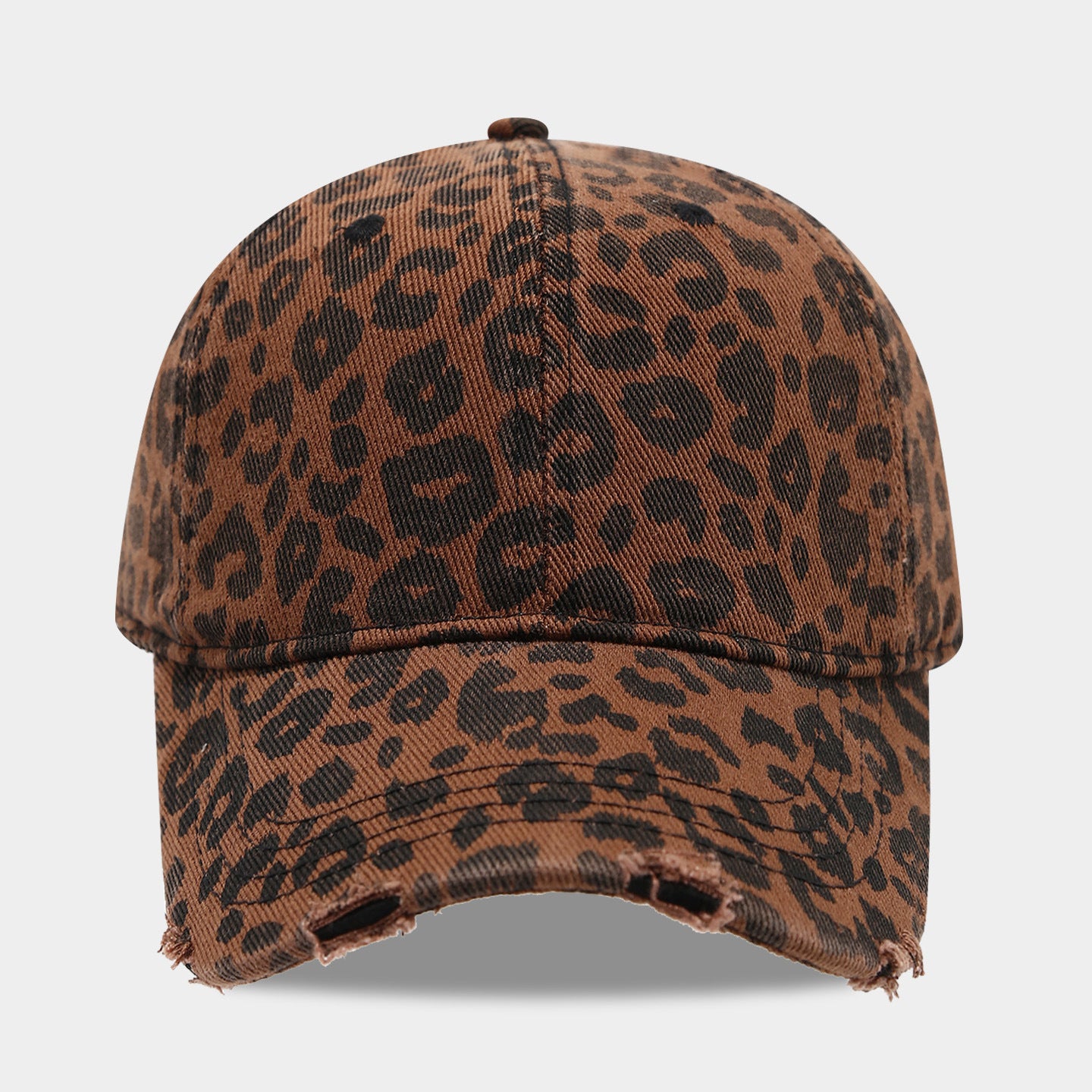 Retro Leopard Print Baseball Cap