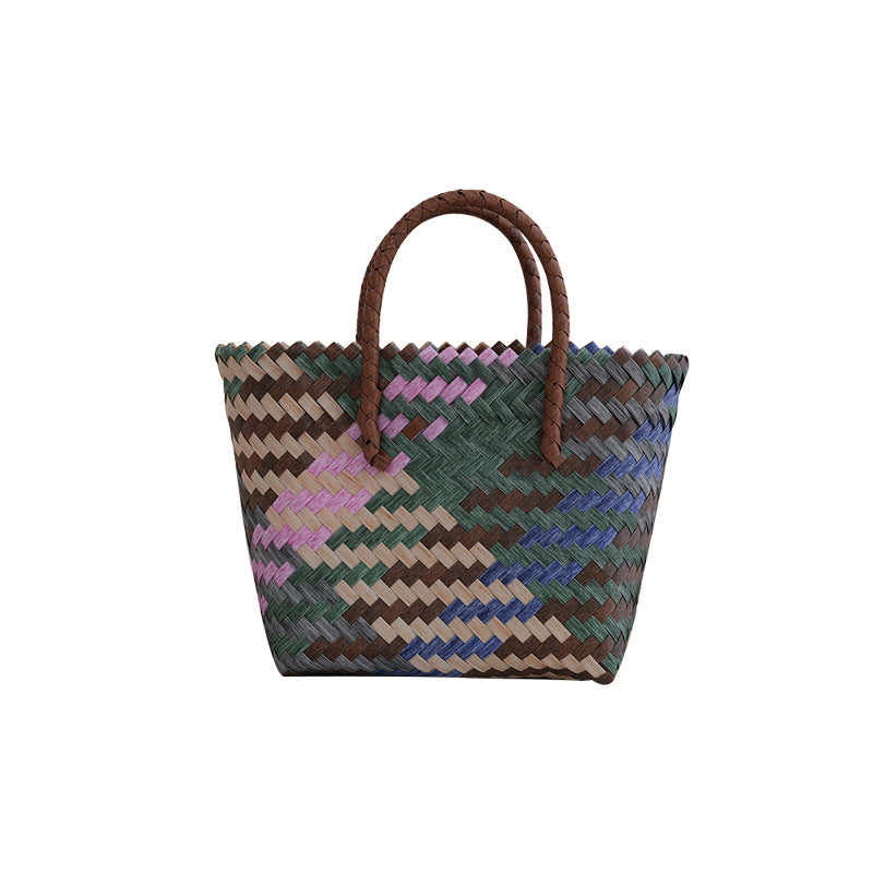 Plastic Woven Shoulder Underarm Bag