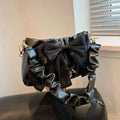 Hobo Purse Chain Strap Ruched Shoulder Handbag for Everyday