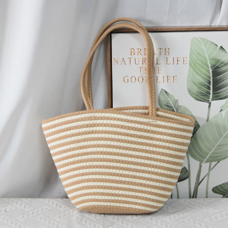 Cute Straw Woven Beach Shoulder Bag