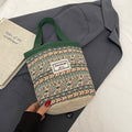 Handmade Vegetable Basket Lunch Bag for Office
