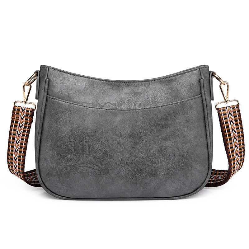Women Soft Leather Shoulder Bag, Retro Large Capacity Crossbody Armpit Bag