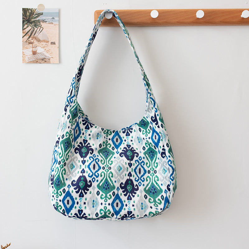 Women Ethnic Pattern Versatile Cultural Creative Cloth Bag