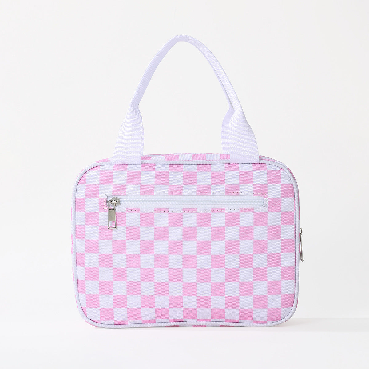 Checkerboard Large Capacity Insulated Lunch Bag