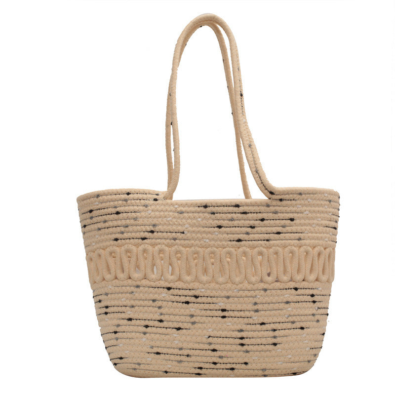 Cute Straw Woven Beach Shoulder Bag