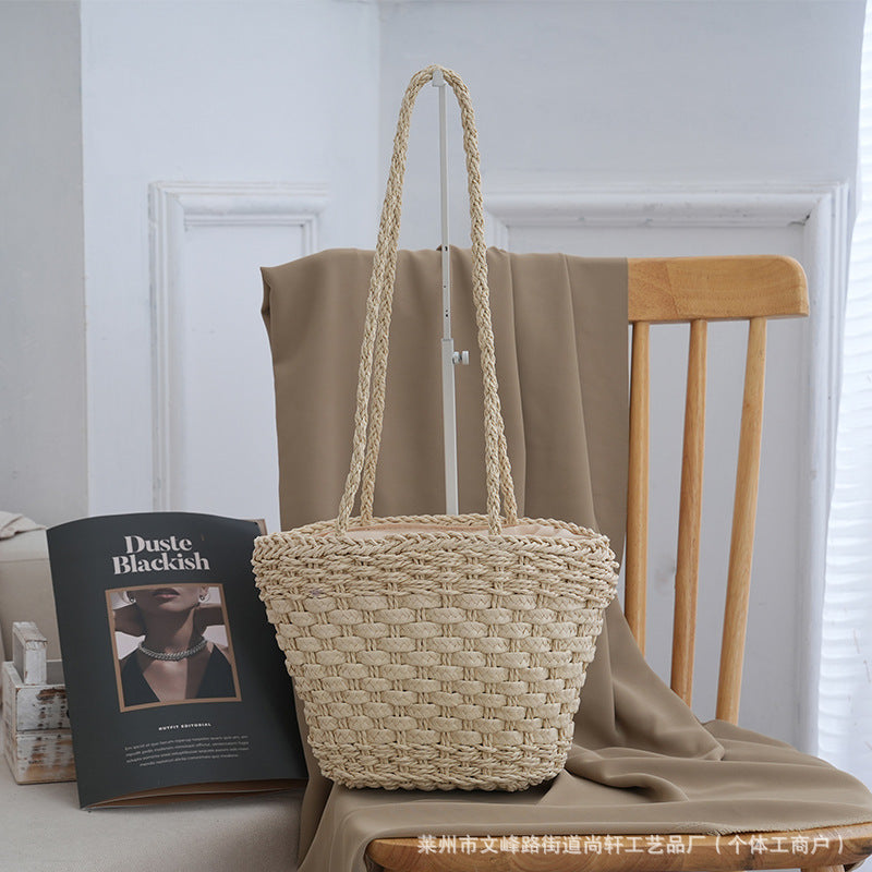 2026 Retro European Style Bucket Shoulder Bag