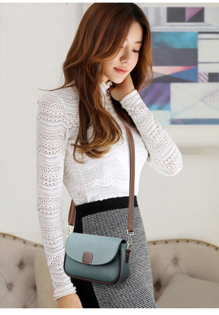 Classic Vegan Leather Crossbody Shoulder Bag