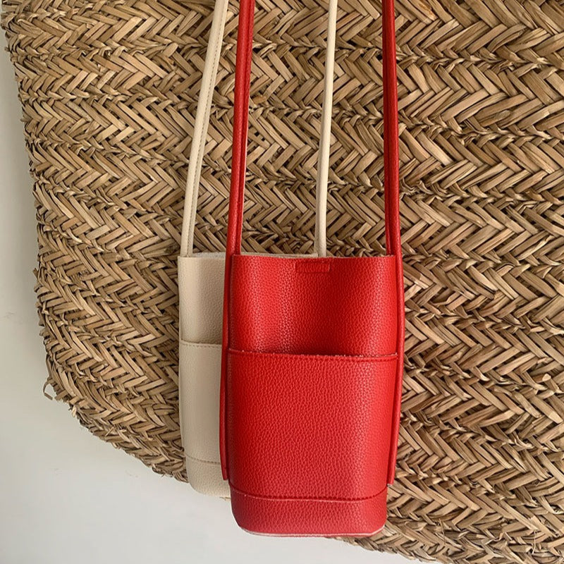Soft Leather Mobile Phone Crossbody Mini Bag