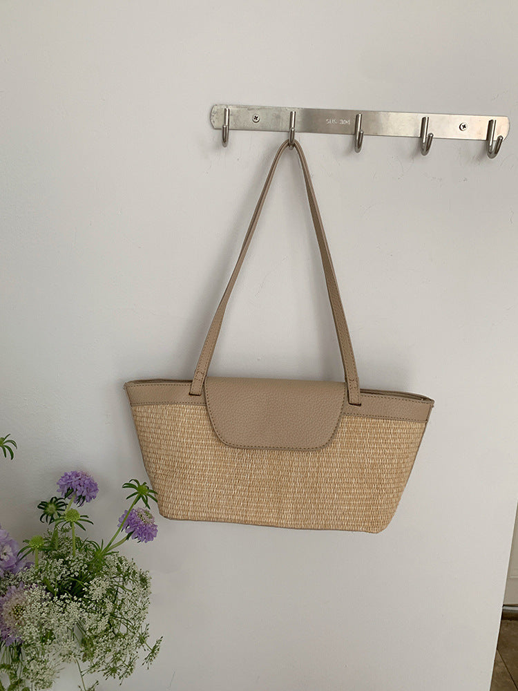 Straw Woven Summer Beach Tote Shoulder Bag