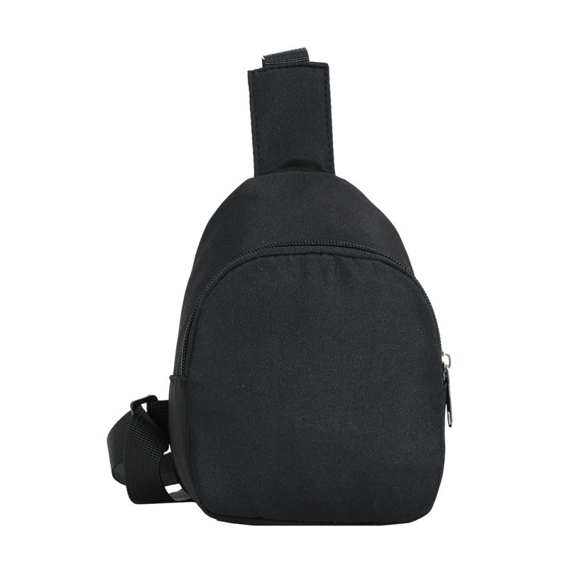 Solid Color Nylon Lightweight Cross-Body Bag
