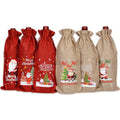 Buffalo Plaid Christmas Drawstring Holiday Gift Bags