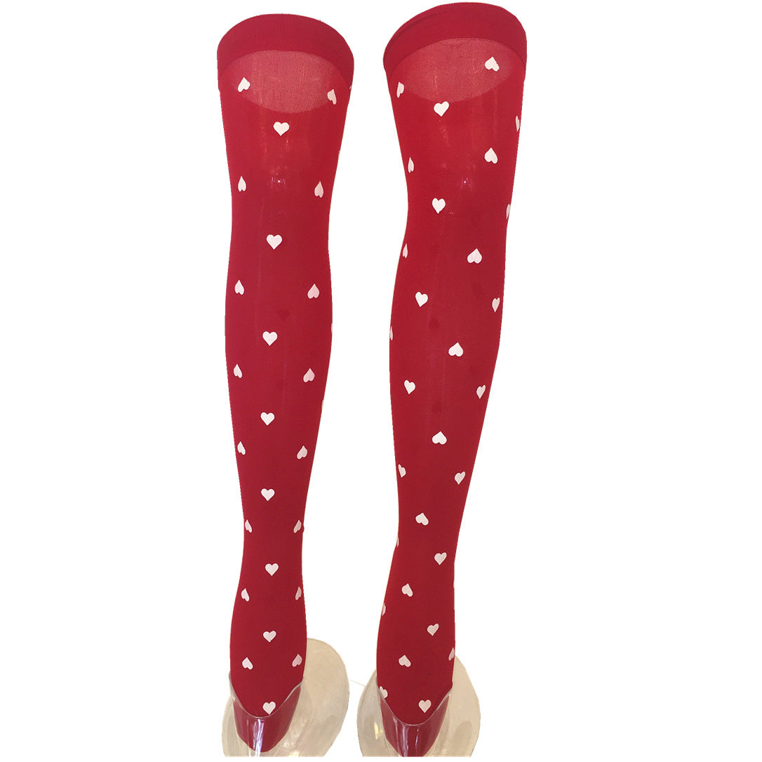 Christmas Halloween Party Knee high Socks Cosplay Apparel Accessories