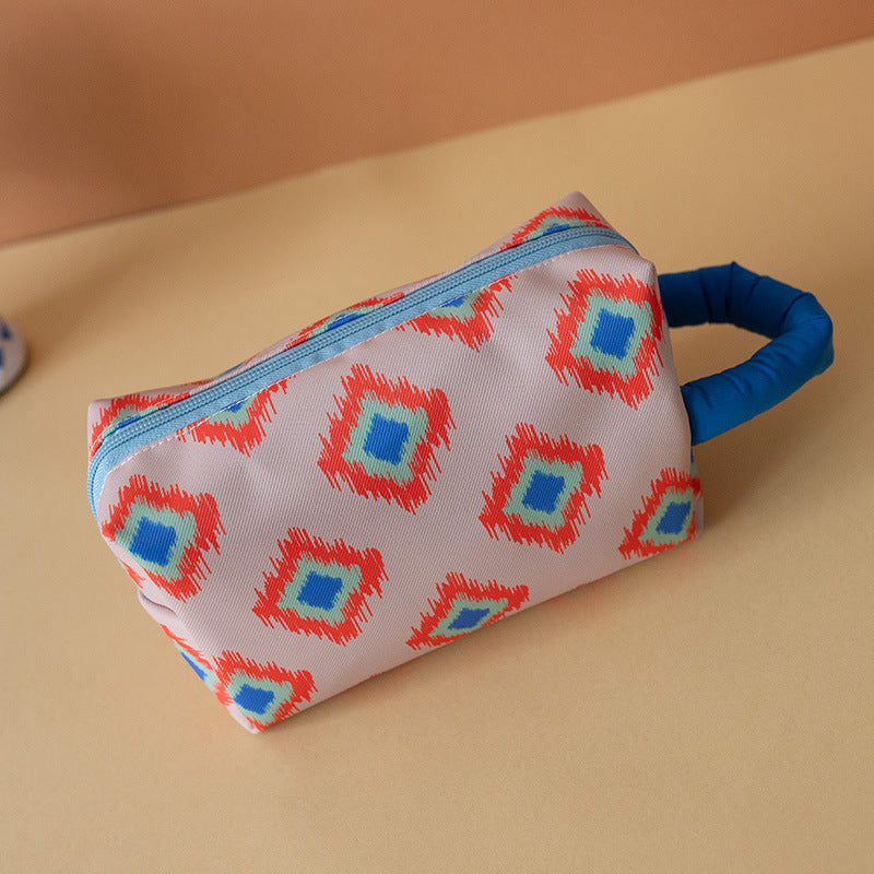 2026 Original Ethnic Pattern Handheld Makeup Waterproof Clutch Pouch