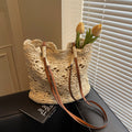 Women 2026 New Forest Crochet Shoulder Artistic Handheld Straw Beach Bag