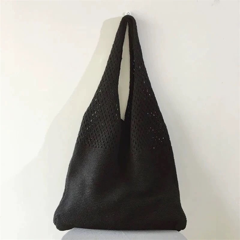 Women Yarn 2026 New Hand Knit Underarm Unique Shoulder Commute Tote Bag