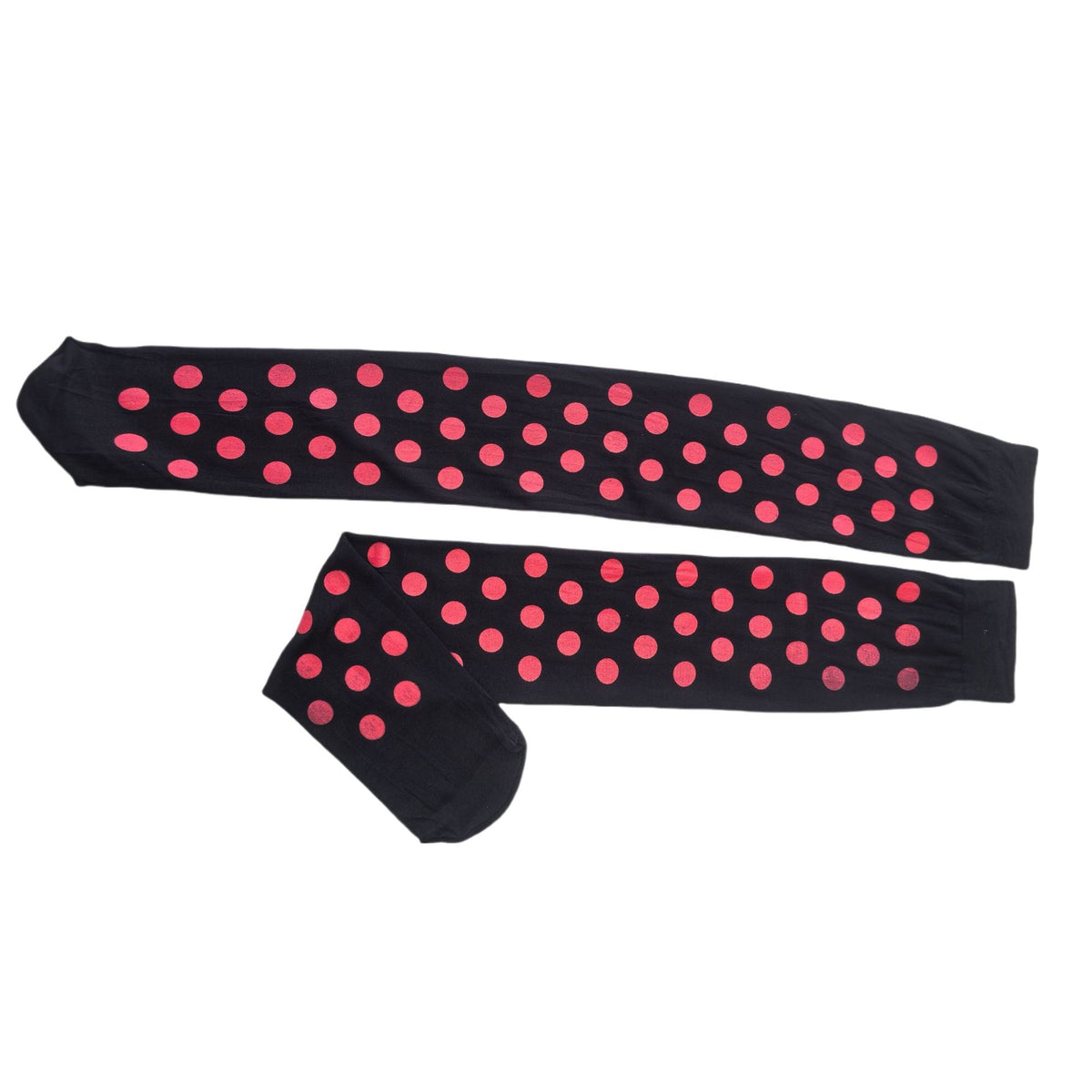 Halloween Playing Card Print Thigh-High Socks and Tights