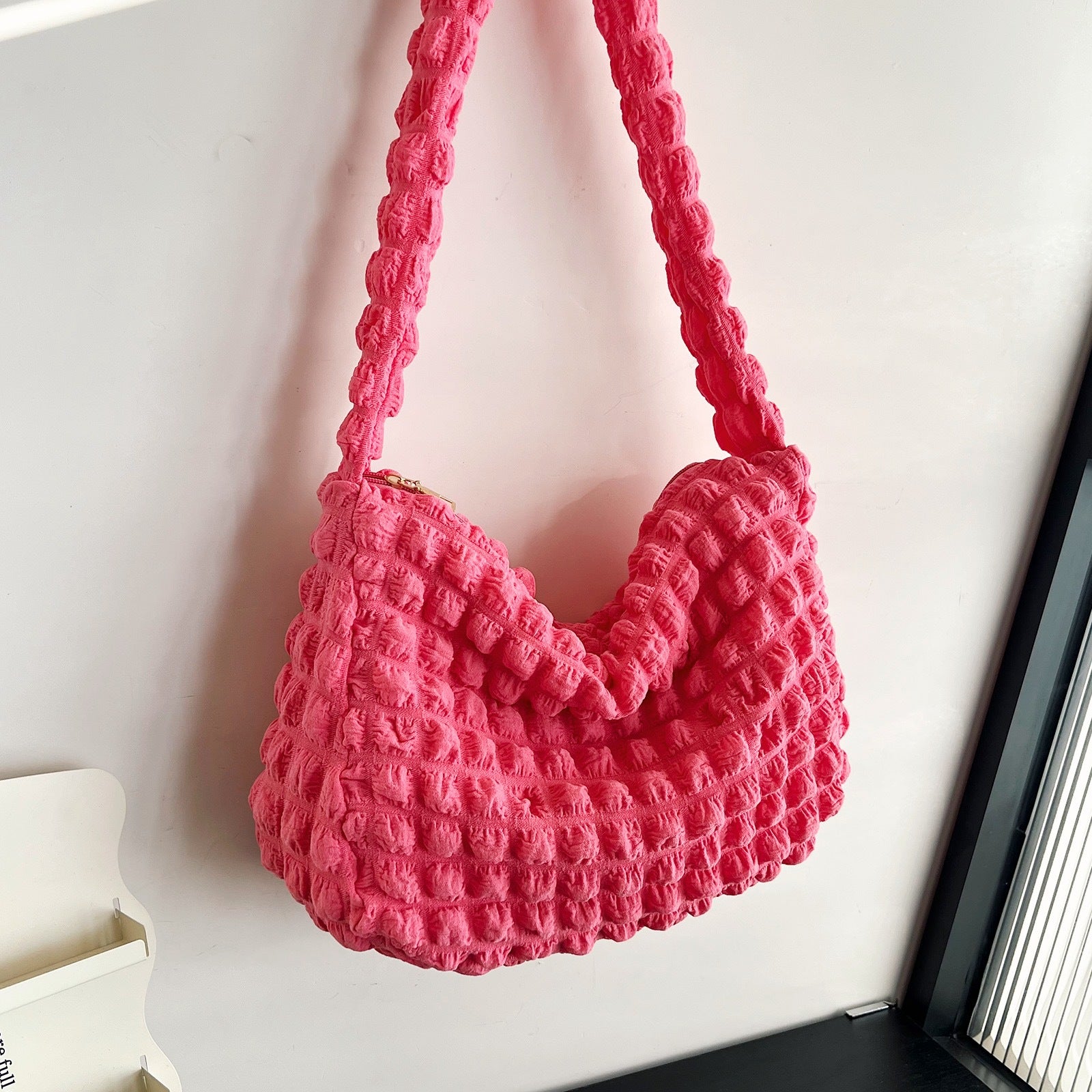 Bubble Flower Large Capacity Crossbody Bag
