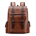 Large Soft PU Leather Casual Business Laptop Travel Backpack