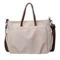 Lightweight Canvas Tote Bag with Multi Pockets and Adjustable Strap
