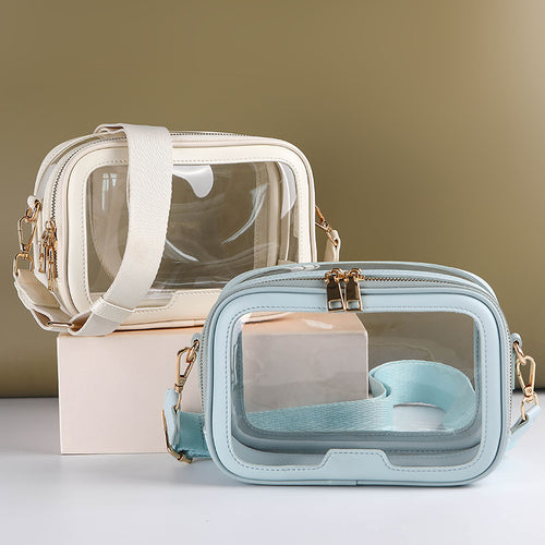 Clear Window Stadium Crossbody Bag