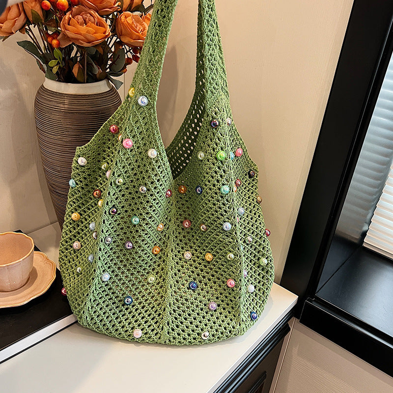 Green Tote Bag color view