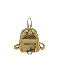 Vintage Studded Mini Suede Backpack