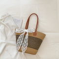 Women Straw Large New Unique Beach Woven Commute Tote Bag