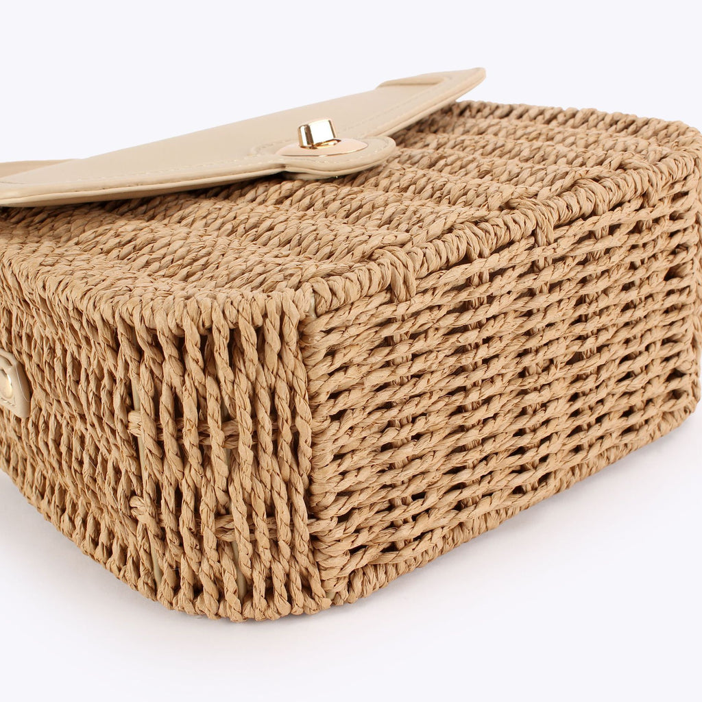 Crossbody Adjustable Summer Shoulder Bag with Flap