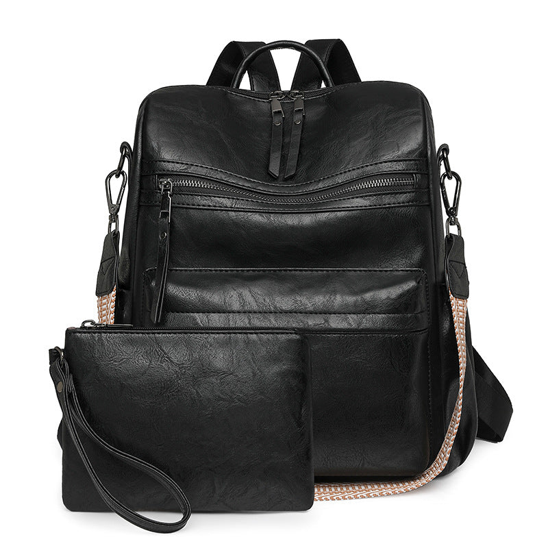 Women Large Vintage Multifunctional Set Backpack