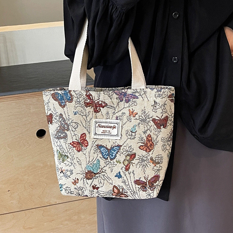 Canvas Commuter Tote Shoulder Mommy Bag