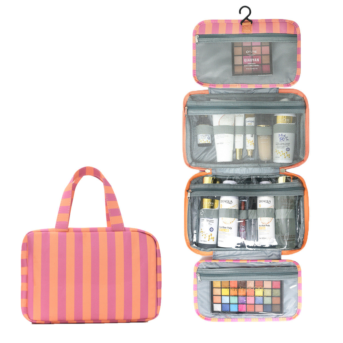 Four-Fold Dry-Wet Separation Travel Toiletry Bag